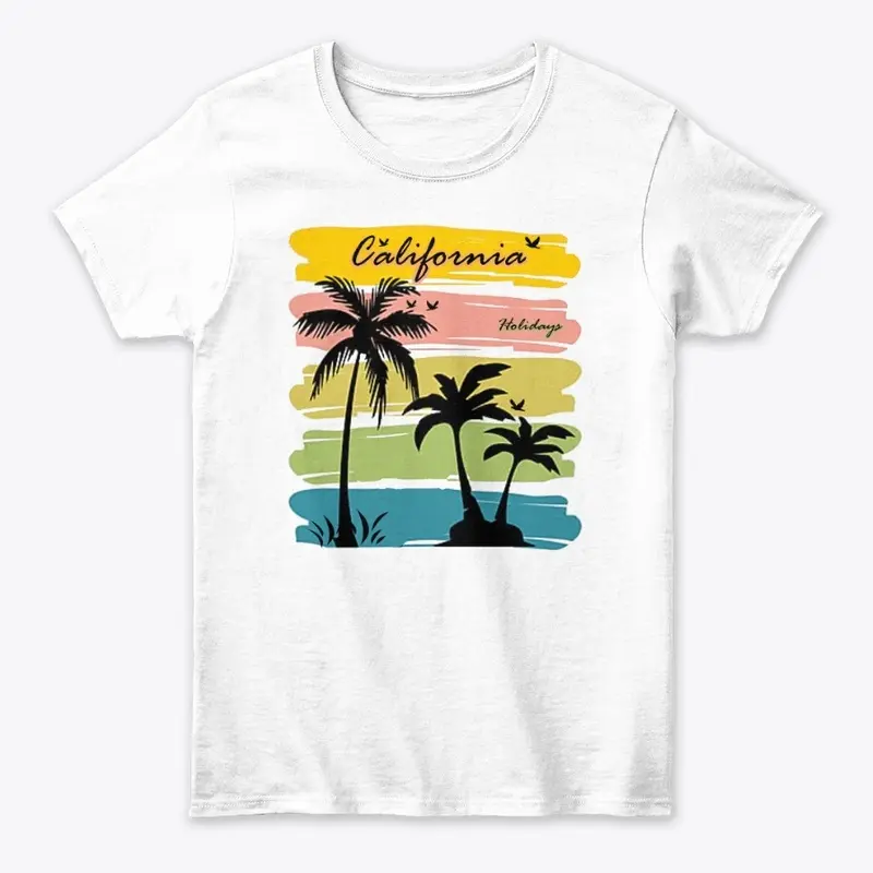 California beach style design apparel