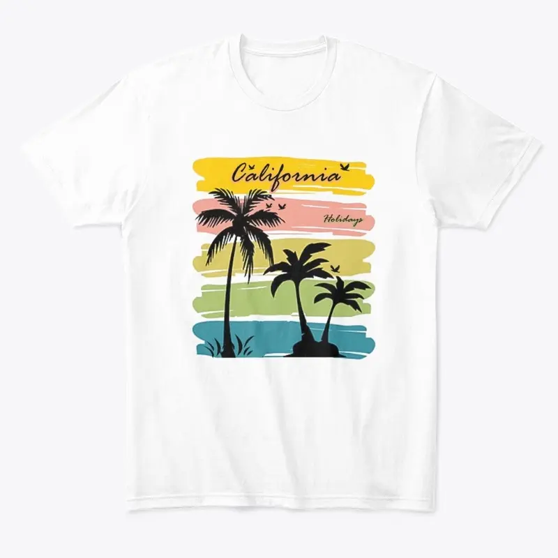 California beach style design apparel