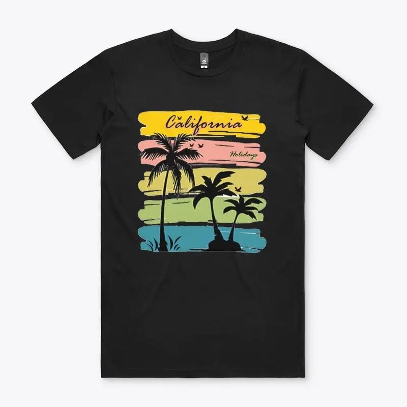 California beach style design apparel